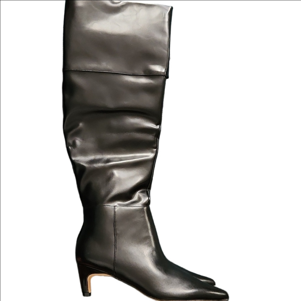 Over The Knee Black Boots - Picture 11 of 13
